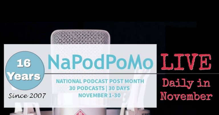 NaPodPoMo 2023 Trailer